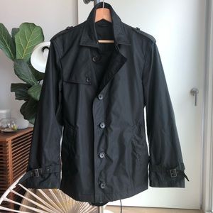 Calvin Klein Men’s S-M Trench-coat Black